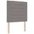 Vidaxl LED Box Spring Postelja z vzmetnico Taupe 90 x 200 cm blago