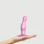 Gardj Europe DILDO PLUG CURVY METALLIC SUGAR PINK – S