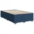 Vidaxl Posteljni okvir brez vzmetnice moder 120x190 cm blago