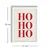 WallXpert uramljena slika 3752CHRCT-008, natpis Ho Ho Ho crvenim slovima na svetloj pozadini, 37 x 52 cm, beli ram