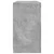 Komoda s LED svjetlima siva boja betona 123x37x67 cm