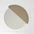 HANAH HOME Ogledalo Crescent Bronze v2