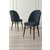 HANAH HOME Set 6 stolica Ritim Anthracite Brown