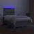 vidaXL Box spring postelja z vzmetnico LED sv. siva 120x200 cm blago
