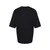 Trendyol Limited Edition Black Oversize Crew Neck Short Sleeve Textured Ottoman T-Shirt