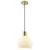 Brilliant - Luster na sajli CONY 1xE27/20W/230V, prečnik 25 cm, mesing