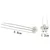 Ukosnica Crystal Flower KP1569