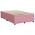 vidaXL Postelja boxspring z vzmetnico Roza 120 x 190 cm Žamet