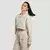 GymBeam Women‘s Aura Cropped Sweatshirt Grey