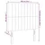 Vidaxl LED posteljno vzglavje krem 100x5x118/128 cm blago