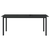 vidaXL Vrtni stol crni 190 x 90 x 74 cm od aluminija i stakla