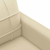 3-dijelni set sofa s jastucima krem od mikrovlakana