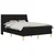 Okvir kreveta s madracem Crna 120 x 190 cm Poliester