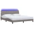 Okvir za krevet bez madraca Hanko smeđesivi 180x200 cm od tkanine