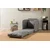 Atelier del Sofa Fotelja na rasklapanje Saga Single, 68 x 70 x 66 cm, Svetlosiva