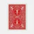 Bicycle Rider Back Bridge Red