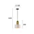 Luster na sajli MARBLE 1xE27/60W/230V zlatna/bela/mramorni dekor