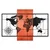 Fusione Naturale -4 RedBlack Decorative Wooden Wall Accessory