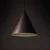 TK Lighting Viseča svetilka CONO BROWN 10038