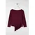 Trendyol Curve Ženska bluza Tbbaw26Af00014, Bordo