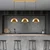 Opviq Luster Kure-40-Mr-722-2, 145x40x116cm, IP20, Zlatne boje