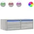 TV ormarić s LED svjetlima boja hrasta sonome 75x35,5x25 cm