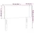Vidaxl LED posteljno vzglavje temno sivo 93x16x78/88 cm blago