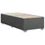Vidaxl Box spring postelja z vzmetnico temno siva 90x190 cm blago