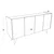 Hanah Home Konzolni sto Pekin, 150 x76 x40 cm, Hrast