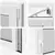 Prozor za podrum RISOR 110 x 50 cm PVC i staklo Bijela