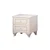 Hanah Home Noćni stočić Rb-090, 45x45x40 cm, Beli