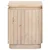 vidaXL Ročno izdelan set stranskih miz 2 pcs Bela 45 x 45 x 45 cm