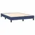 Vidaxl Box spring postelja z vzmetnico LED modra 140x200 cm blago