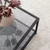 Wallity Klub sto 90x40x60?cm Sivo-Crni