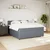 Vidaxl Box spring postelja z vzmetnico temno siva 180x200 cm žamet