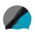 Swim cap mad wave multi big silicone blue