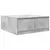 stol za kavu s ladicama beton sivi 100x100x40 cm