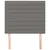 vidaXL Vzglavje postelje temno sivo 100x5x118/128 cm blago