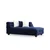 Atelier del Sofa Ugaona garnitura Boston, 300x186 cm, Plava