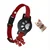 INF Adjustable Reflective Cat Collar with Silicone AirTag Holder, Waterproof Red, (5000214737)
