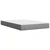 Vidaxl Boxspring postelja z vzmetnico svetlo siva 120x190 cm blago