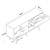 Hanah Home Konzola GD110, 180x87,6x45 cm, Bela-orah