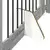 Vrata za pse s postoljem 4 pcs Siva sonoma 80 x 60 cm