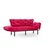 Atelier del Sofa Trosed na razvlačenje Nitta 185x85x70cm Bordo