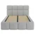 Tapacirani Krevet Cloudy 120/200 cm , srebrna
