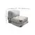 Atelier del Sofa Fotelja Fold Teddy 80x70x60?cm Siva