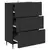 Ormar s ladicama Crna 66 x 34,5 x 92 cm Konstruirano drvo