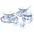 Komplet porcelanastih skodelic s sladkornico kot darilo Premium