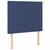Vidaxl posteljni okvir brez vzmetnice Modra 100x200 cm Tkanina