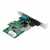 StarTech.com 2-port PCI Express RS232 Serial Adapter Card, PCIe RS232 Serial Host Controller Card, PCIe to Dual Serial DB9 COM Port Card, 16950 UART, Expansion Card, Windows, macOS